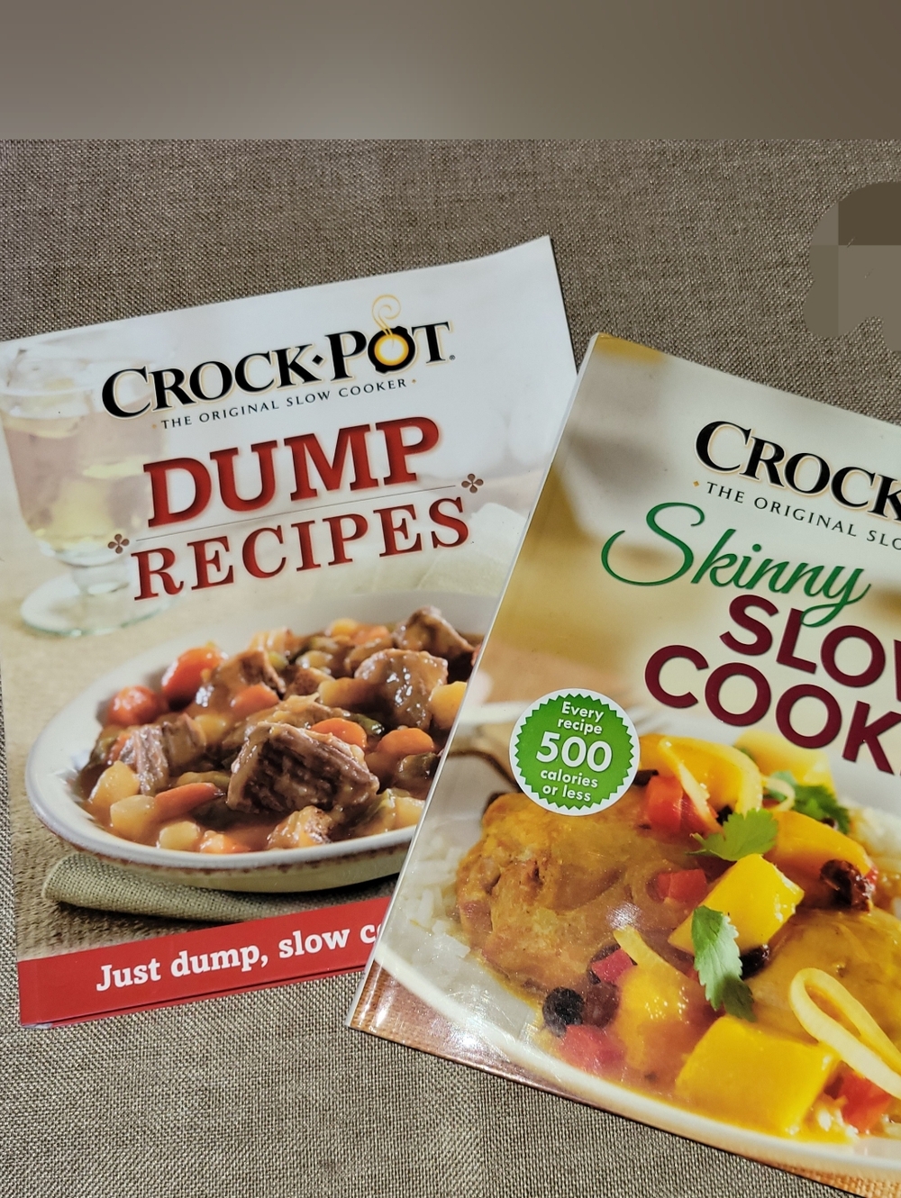 Skinny Slow Cooker & Dump Recipes Cookbook Set
